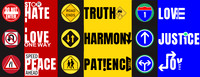 traffic signs for life navigation