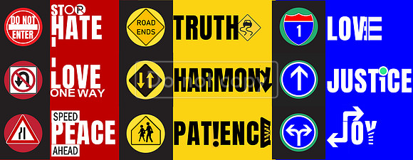 traffic signs for life navigation